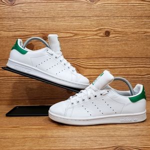 Adidas Stan Smith Cloud White Green Womens Shoes